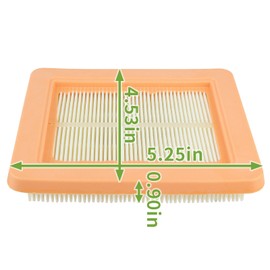 partszen 17211-Z8B-901 Air Filter Fit for Husqvarna HU800AWDH lcc221rw for GC190LA GCV160A0 GCV160LA0 engines HRX217 HRX2174HYA HRS216 HU800AWD HRR216K9PKAA Lawn Mower