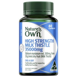 NATURE'S OWN Nature’s Own High Strength Milk Thistle 35000mg 60 Capsules
