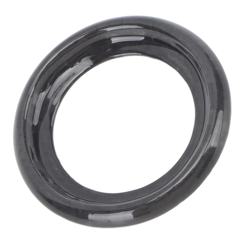 Start Button Ring Cover Carbon Fiber Start Stop Decor Sticker