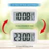YUANRANER Digital Alarm Clock with Indoor Temperature, Battery Operated,Snooze Model,12/24H