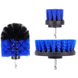 QCMM Electric Cleaning Brush, Drill Attachment Kit, For Cleaning Bathrooms, Kitchens, Rooms, Bathtubs, Floors, Baths, Etc., Easy to Install Every Corner - Set of 3