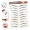 Minkissy Makeup Stickers 12pcs Eyebrow Stickers Eyebrows Eyebrow Grooming Imitation