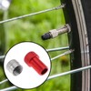 SG Store 10pcs Presta Valve Adapter with Caps, Aluminum Alloy,