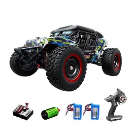 Brushless RC Car, 70km/h, 16106 PRO, High Speed RC Car, RTR, 1/16 4WD Off-Road Drift Brushless Crawler RC Truck for Adults Blue