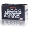 Wukong 12 Pack Magnet Hook,19kg Pulling Force Powerful Round Neodymium