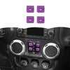 RT-TCZ Window Button Switch Trim Cover Aluminum Alloy Decoration Interior
