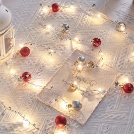 Christmas Tree Light, 5M 50 LED, Decorative Light, Waterproof, High Brightness, Party, Indoor, Bedroom, Warm