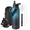 RAYMYLO Insulated Water Bottle 40 oz, Triple Wall Vacuum Stainless