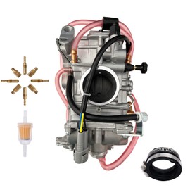 SVKZGFZ Carburetor & Intake Manifold Boot, for Yamaha YFZ450 YZ450F (2004-2009) YZ400F WR450F WR426F WR400F FCR MX 39mm ATV Quad Carb