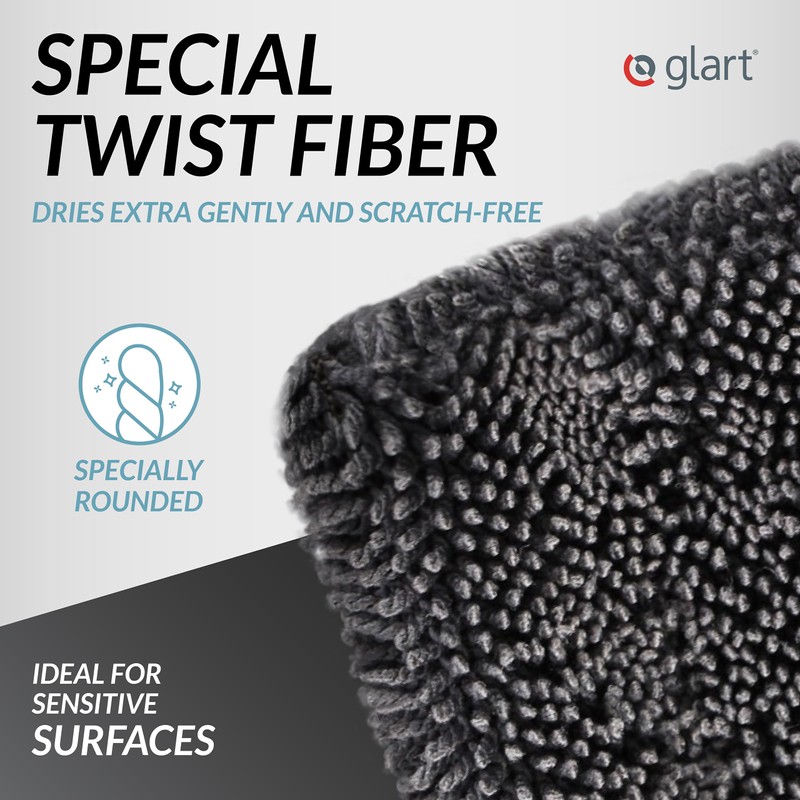 Glart Twist Car Drying Cloth XXL - Premium 60x40cm microfiber