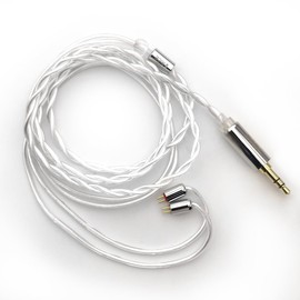 FAAEAL Earphone Cable Litz 5N-OCC Headphone Upgrade Wire 0.78mm 2Pin Earbuds Replacement Line 3.5mm Headset Cable for BLON BL03 TANGZU x HBB Wu Heyday 7HZ Legato(0.78mm 2Pin 3.5mm)