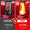 SHINEHOME LED Tail Light Assembly Compatible With 2015 2016 2017
