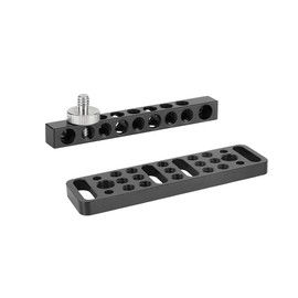 SZRIG Camera Cheese Plate + 75mm VESA Rod with 1/4"-20" & 1cm-16 Thread Hole
