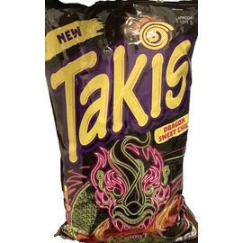 Takis BEST BY 04/03/2024 Takis Dragon Sweet Chili Rolled Tortilla Chips, Spicy 9.9 oz