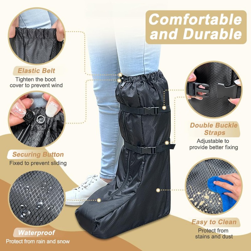 ECISZ Walking Boot Cover Medical Cast Boot Fracture Tall Walking