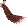 Mscat 24 Inch Dreadlock Extensions 20 Strands Copper Red Soft