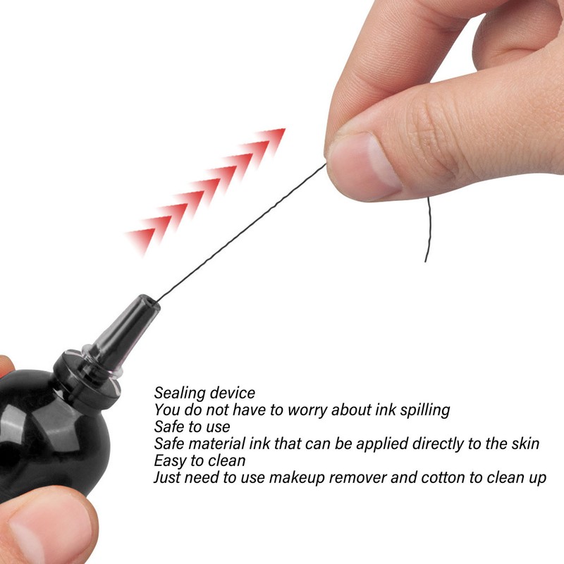 Microblading Eyebrow Mapping Kit Stainless Steel Eyebow Ruler Mapping String