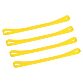 QUARKZMAN Towel Bands 4 Pack Rubber Towel Clips for Cruise Chairs Swimming Pool Travel Beach Holiday Better Choices for Towel Clips Yellow
