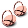 [2 Pack] Small Round Sparkling Cell Phone Ring Holder Stand,360