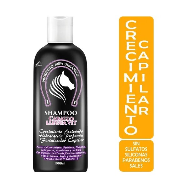 Shampoo Cola De Caballo Y Keratina Crecimiento Capilar 1000ml
