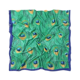 KAVINGKALY Large Silk Scarves Women's Scarf Elegant Silk Scarf Hair Large Long Neckerchief Silk Scarf Gift for Women, Style K