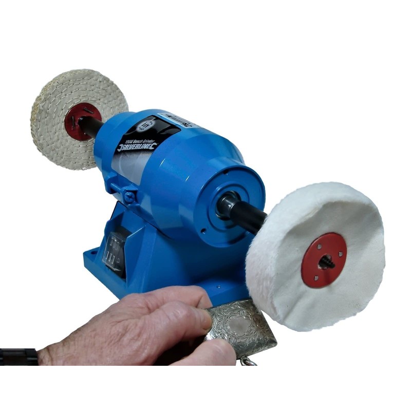 Bench Grinder Add-On Steel Stainless Steel Polishing Buffing Kit 4”