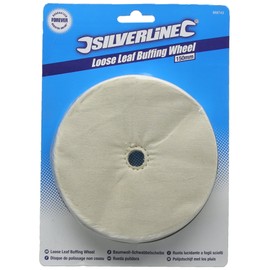 Silverline 868743 Loose-Leaf Cotton Buffing Wheel 150 mm