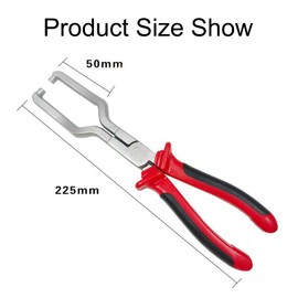 Fuel Line Pliers Made of Carbon Steel, Pliers Fuel Line Clip, Tool for Sanitary Fuel Filter Pliers, Fuel Line Release Pliers, Pliers Car Fuel Feed