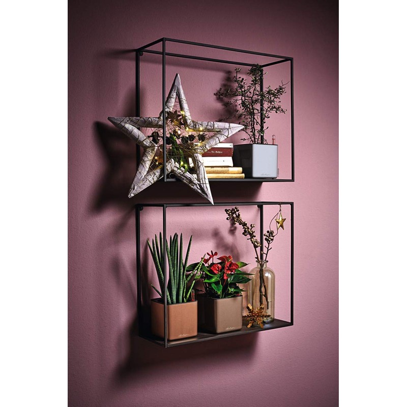 LECHUZA Cube Glossy 14 High-Quality Plant Cubes with Stick Irrigation