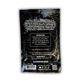 Bearded Butchers Natural Hog Casings 32-35mm (1.25–1.38") – Edible Sausage Casing for Up to 25–30 lbs of Protein – Resealable Bag for Easy Storage – Bratwurst, Italian, Polish, Hot Dogs – Pre-Flushed, Soak & Stuff