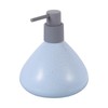 uxcell Soap Lotion Dispenser with Pump 450ml/15oz Blue Ceramic Liquid