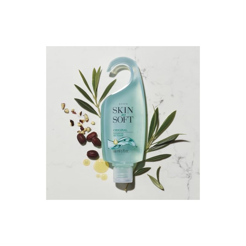 AVON- Gel de ducha original Skin So Soft (paquete de