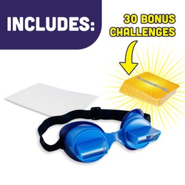 Vango The UpsideDownChallenge Game for Family & Kids - Complete Hilarious Fun Challenges with Upside Down Goggles for Game Night & Parties - 2-6 Players, Ages 8+ [Bonus Edition]