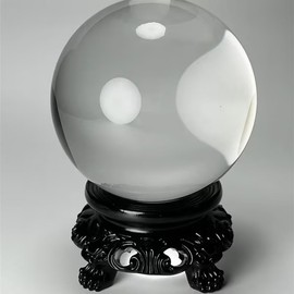 Nlinlin Black Wooden Display Stand for Crystal Sphere Quartz Ball Holder Hollow Wood Stand Base for Crystal Ball Sphere Globe Stone Decoration Display Pedestals