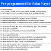 Programmed Remote for Roku Remote Replacement with Volume Key -