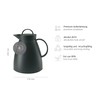 Alfi Dan Insulated Thermos Can 1.0 L Black Plastic