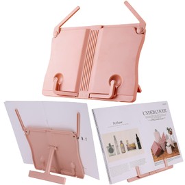 Folding Desktop Music Stand Adjustable Book Stand ABS Sheet Music Holder Reading Bookshelf for Guitar Piano Violin