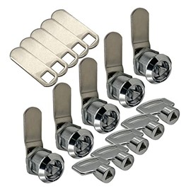 Cerradura de leva con llave triangular, cerradura tubular similar con llave, cerradura triangular para gabinete