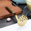 Berglander Potato Masher, Heavy Duty Stainless Steel Gold Potato Ricer