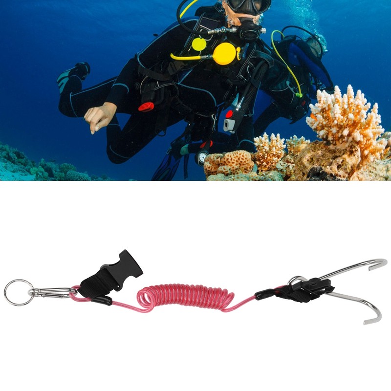 Stainless Steel Marine Sports Reef Double Hook with Spring Rope