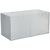Deflecto Stackable Open Cube Organizer, Desk and Craft Organizer, Clear,