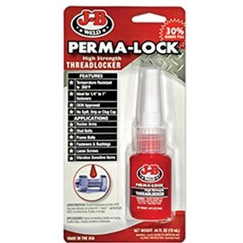 JB Weld 27113-6 Perma-Lock High Strength Threadlocker - 13ml.