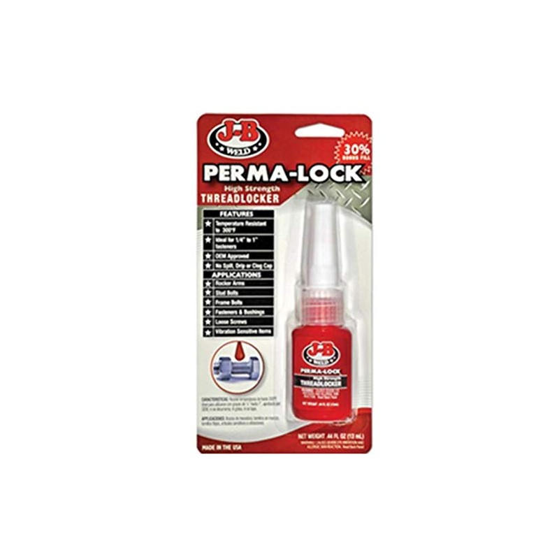JB Weld 27113-6 Perma-Lock High Strength Threadlocker - 13ml.