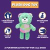 Pet Factory Logical Pet Patchwork Squeaky Plush Dog Toy, Randomly