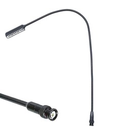 PALPEAL Flexible LED Gooseneck Light for DJ Mixer,BNC Port,22 inch Mixer Gooseneck Lamp,White Light,12V