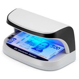 Detector de Billetes Falsos Mexicanos con UV LED, MTQ Detector de Moneda Portátil Compatible con Todos los Billetes de Divisas Internacionales Comunes