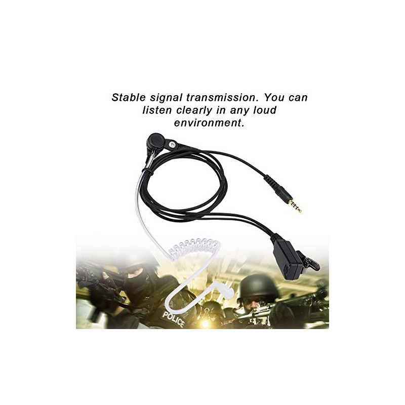 Hilitand Auriculares Con Cable PTT, Portátiles Con Micrófono y Enchufe
