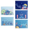 FASHION YO 5PCS Plastic Wallets A4, 5 Different Designs Plastic