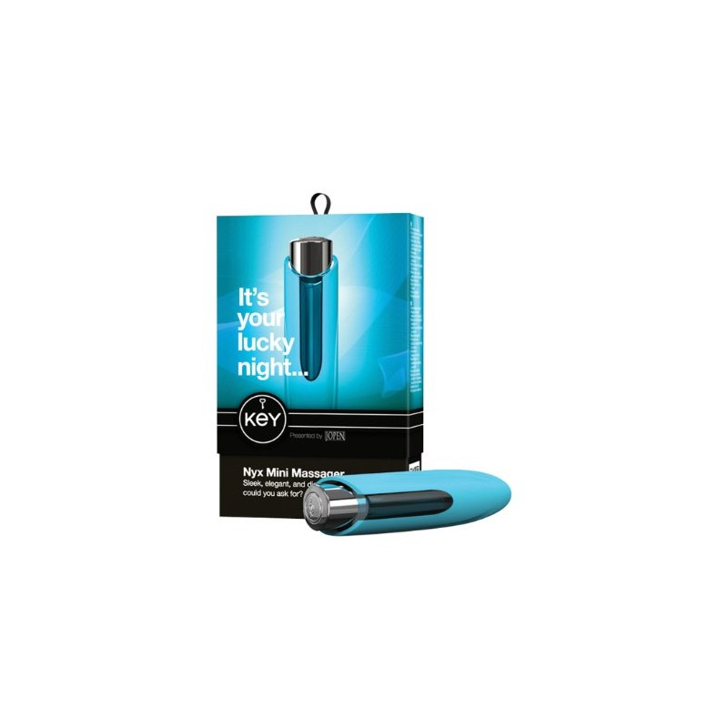 Nyx Mini Massager, Robin Egg Blue
