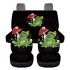 Modysero Black Frog Print Front Seat and Rear Bench Full